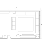 AutoCad Living Room Floor Plan 